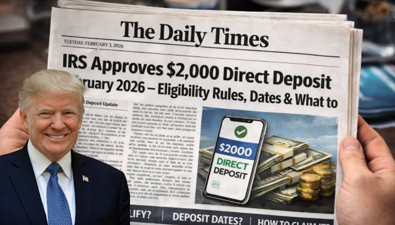 IRS $2000 Direct Deposit